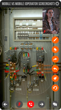 Удаленный ассистент, интерфейс